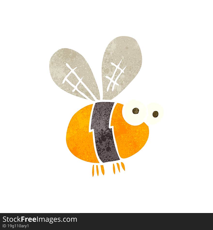 Retro Cartoon Bee