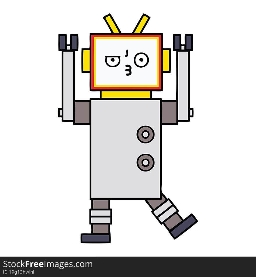 Cute Cartoon Robot