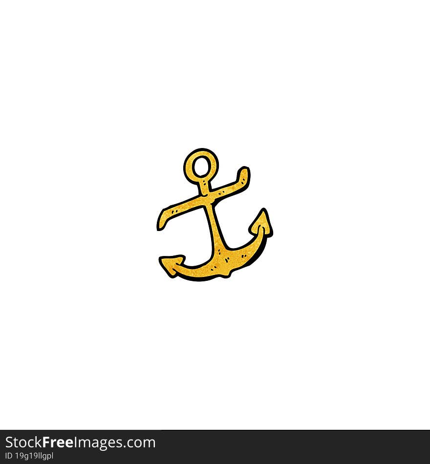 cartoon anchor symbol