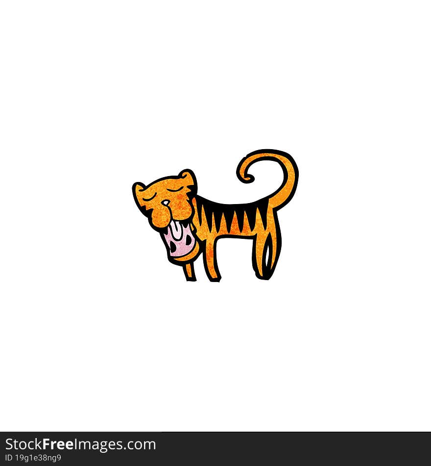 cartoon tiger