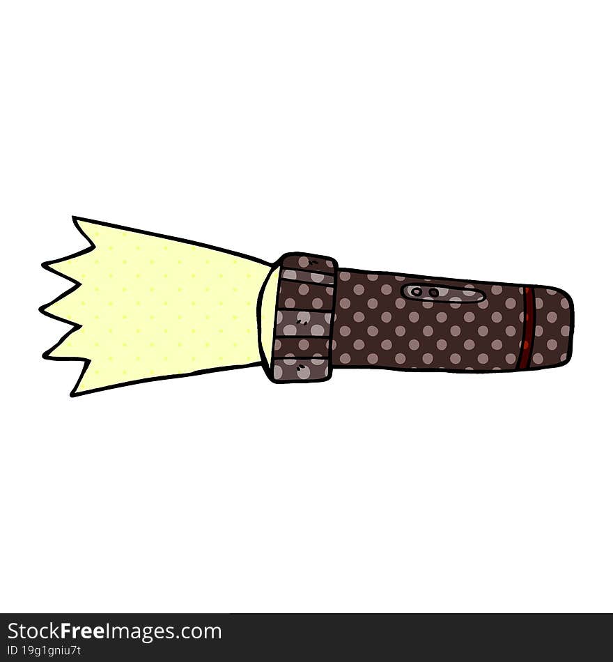 Cartoon Doodle Torch