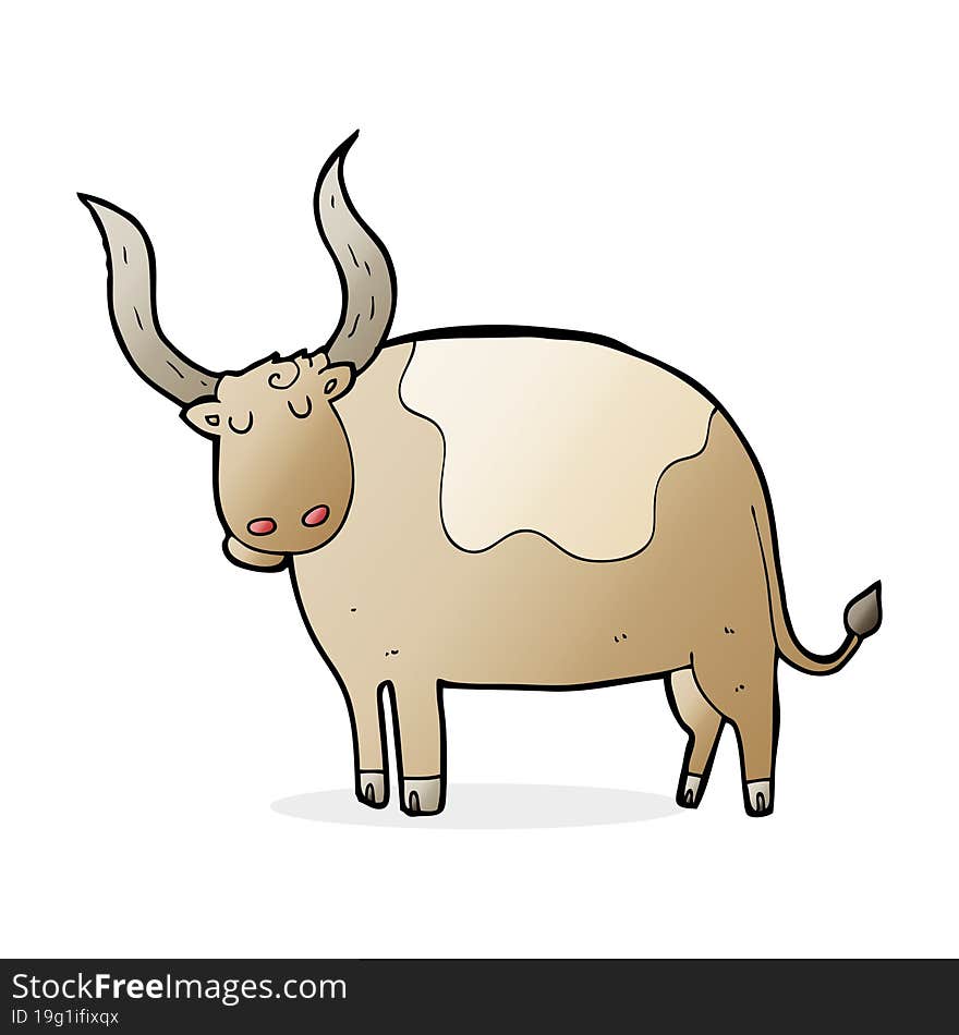 cartoon ox