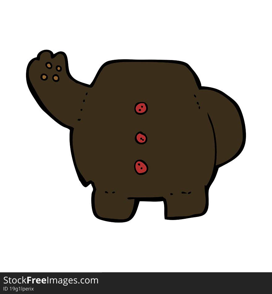 cartoon black bear body (mix and match cartoons or add own photos