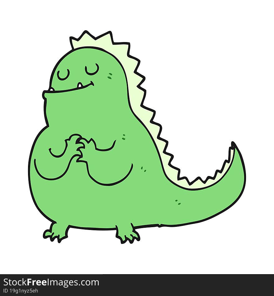 cartoon dinosaur