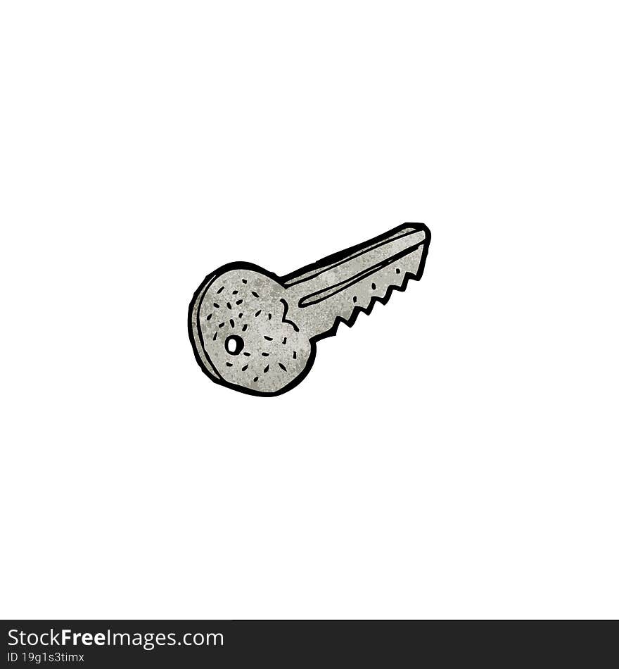 cartoon metal key