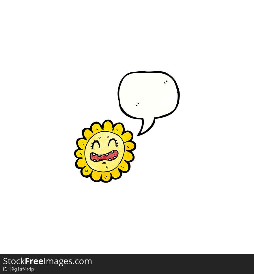 Cartoon Sunflower