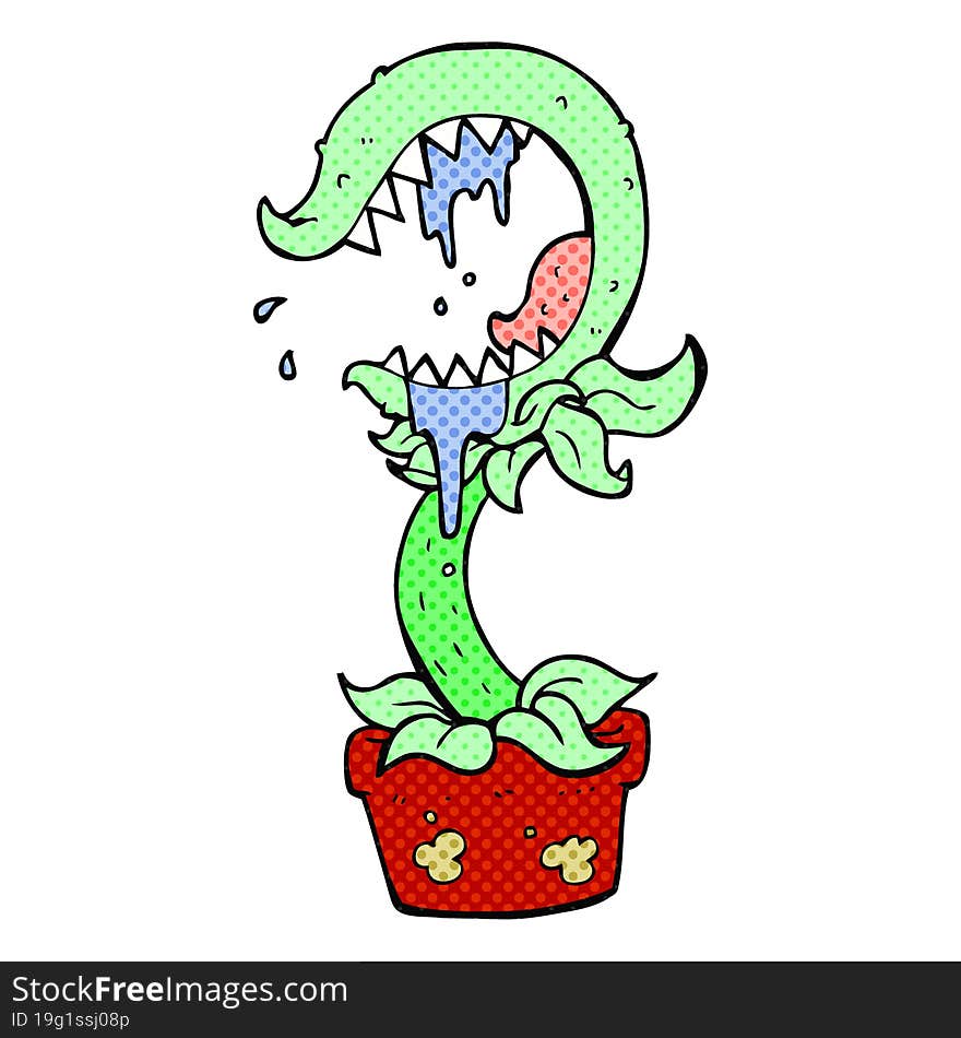 Cartoon Carnivorous Plant