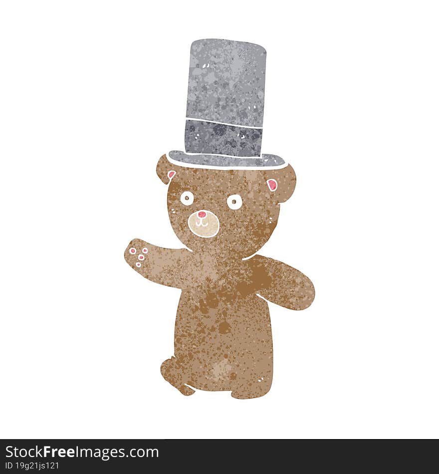 cartoon bear in hat