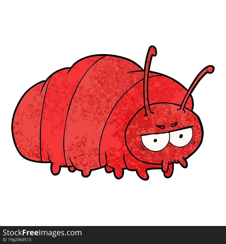 cartoon bug. cartoon bug