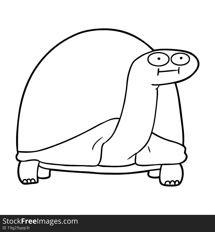 cartoon tortoise. cartoon tortoise