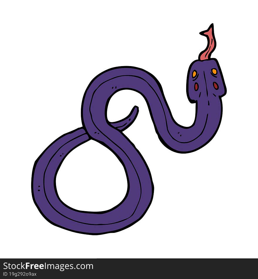 cartoon snake