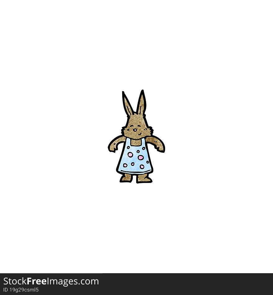 cartoon cute little rabbit