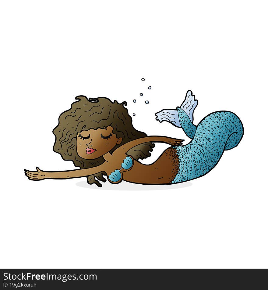 Cartoon Mermaid