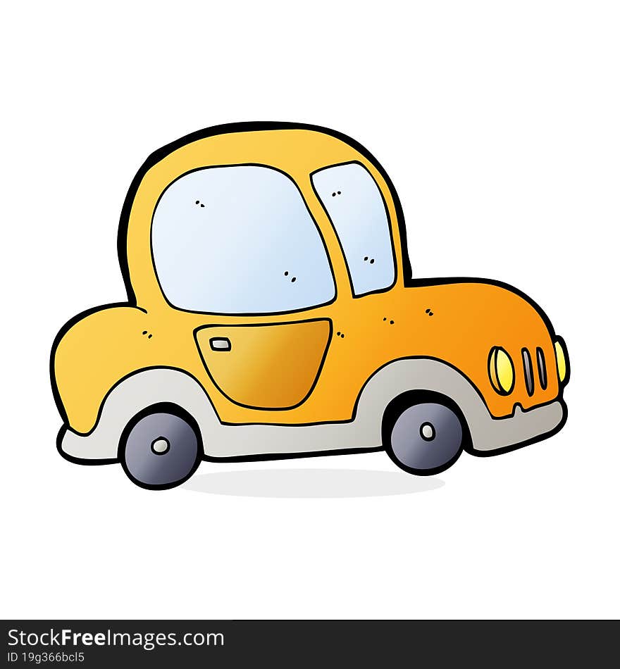 cartoon car