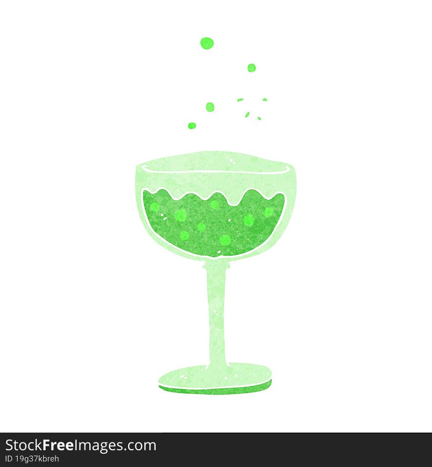 Cartoon Sparkling Cocktail