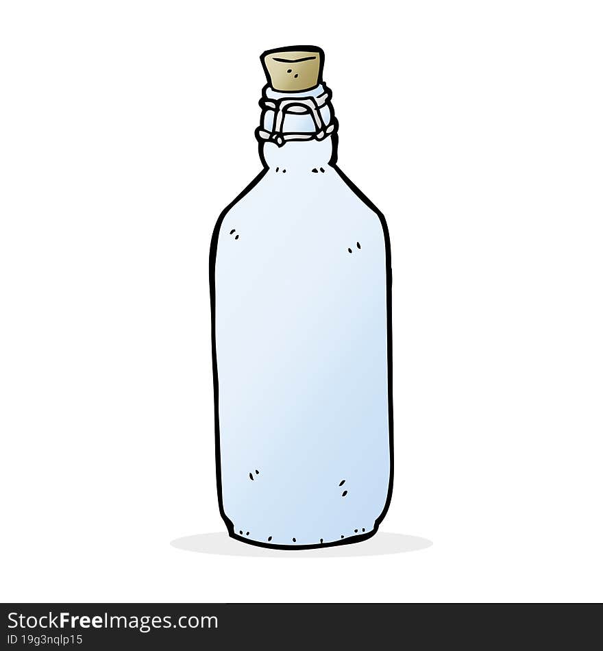 cartoon traditional bottle