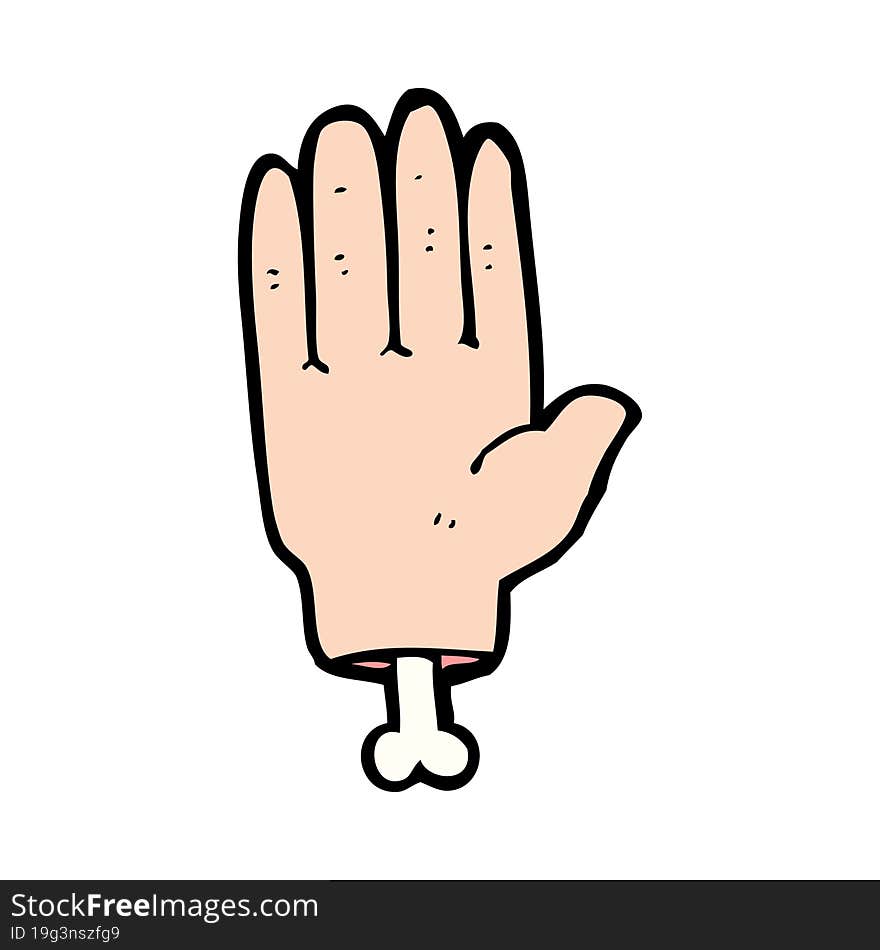 cartoon hand