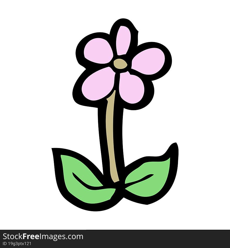 cartoon flower