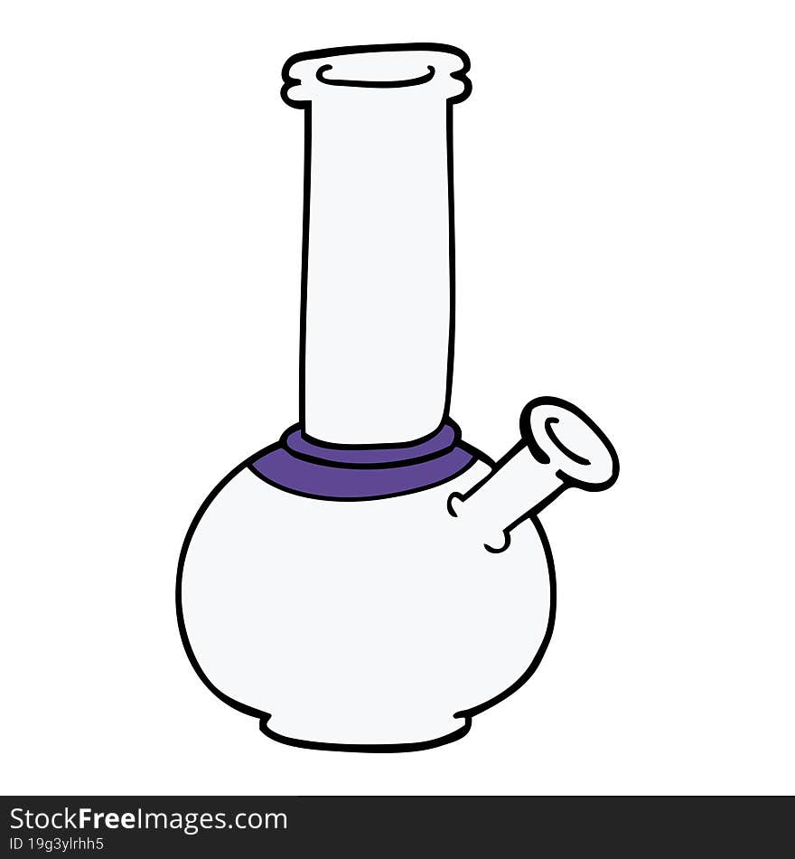 cartoon doodle bong