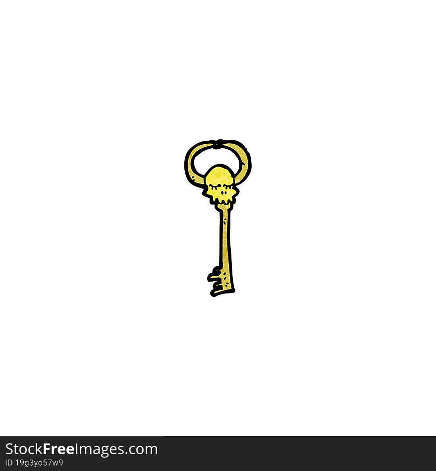 cartoon magic key