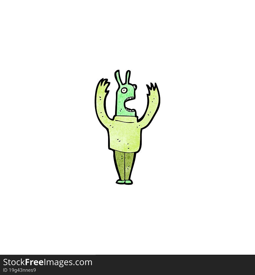 Cartoon Alien