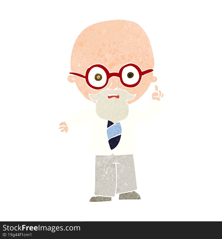 cartoon professor