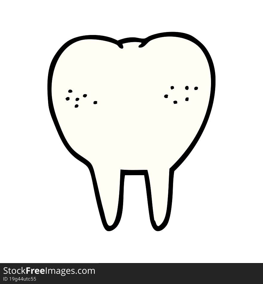 cartoon tooth