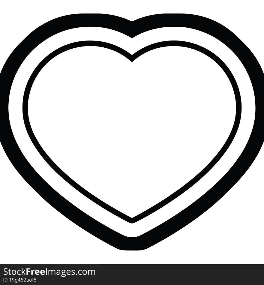 heart symbol graphic vector illustration icon. heart symbol graphic vector illustration icon