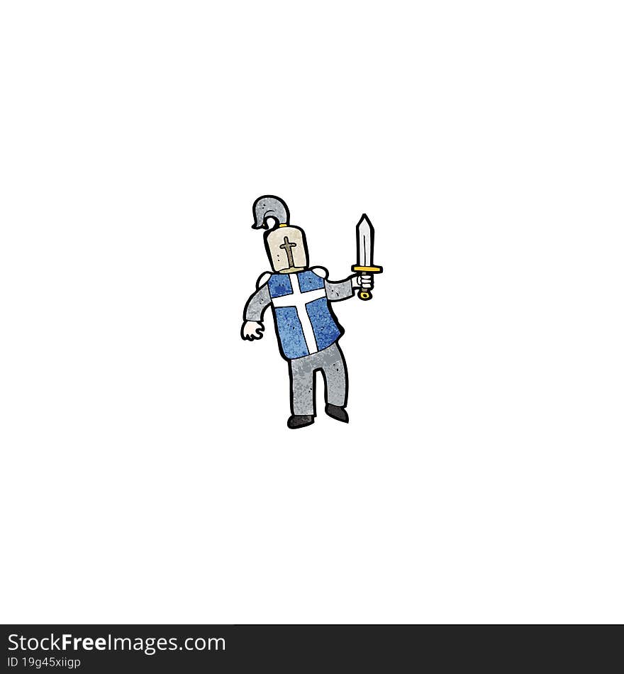 cartoon medieval knight