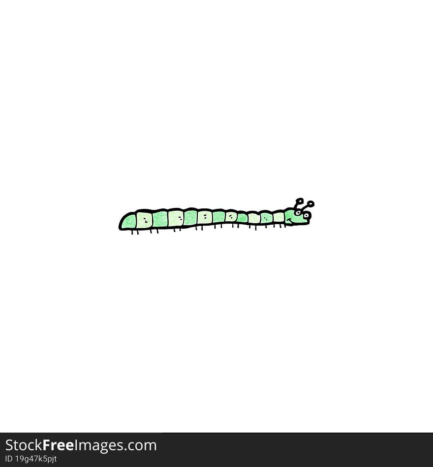 cartoon caterpillar