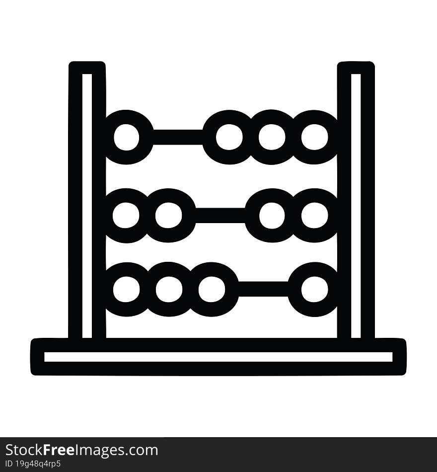 traditional abacus icon