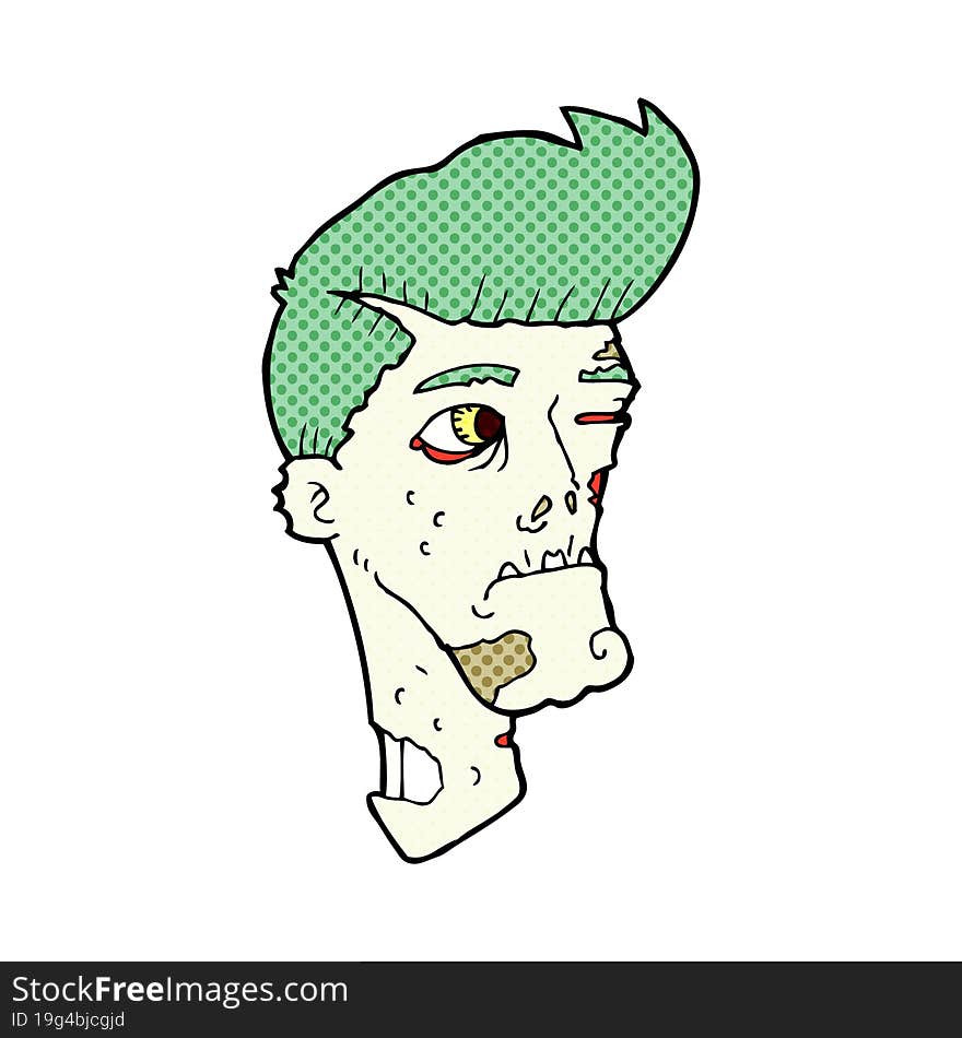 cartoon zombie