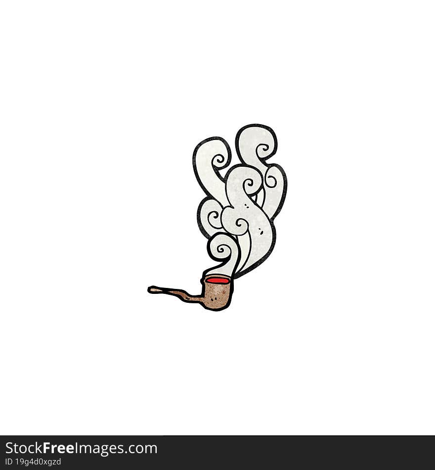 cartoon smoking pipe