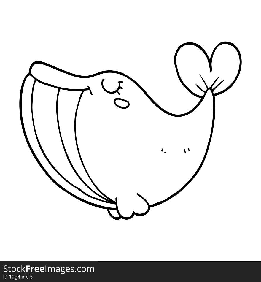 cartoon whale