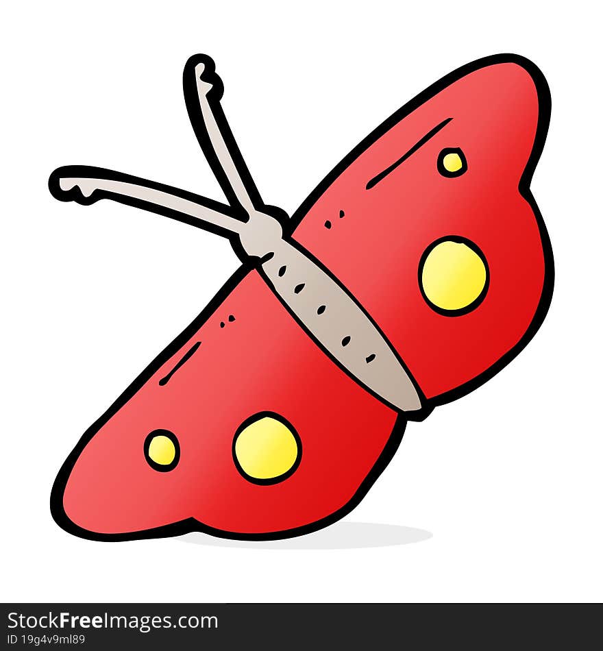 Cartoon Butterfly Symbol