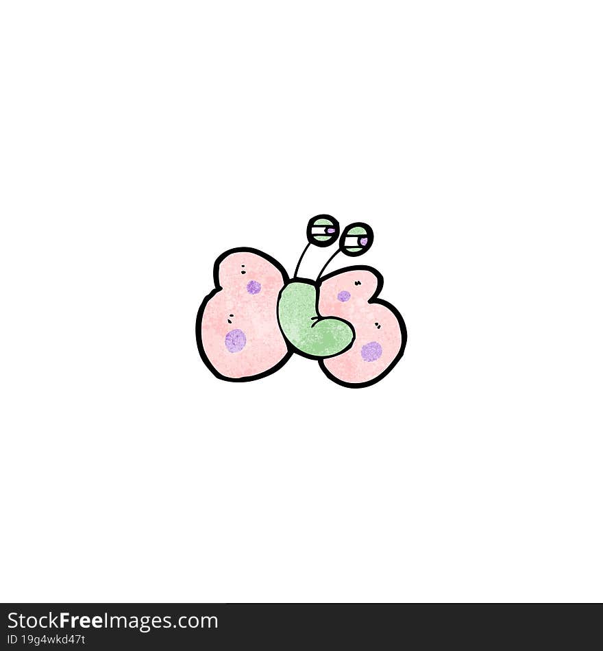 cartoon butterfly