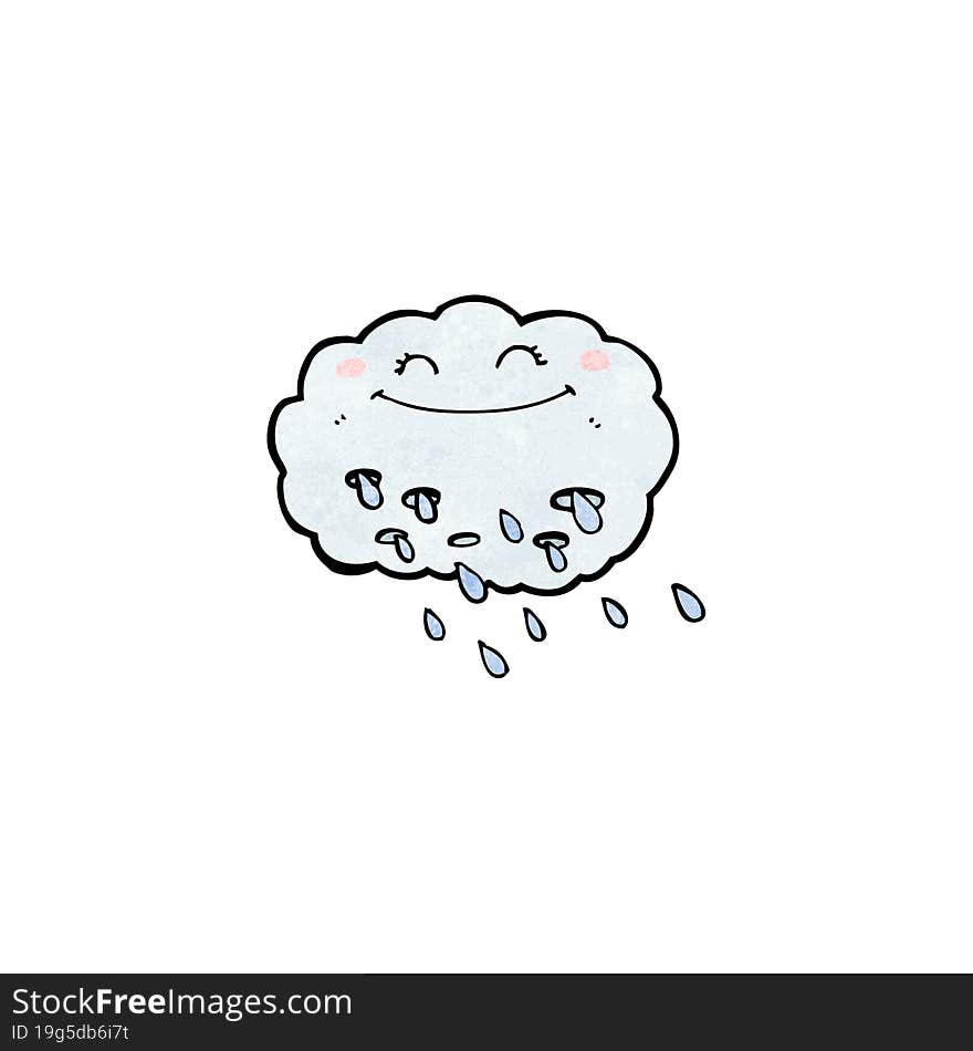 Cartoon Rain Cloud