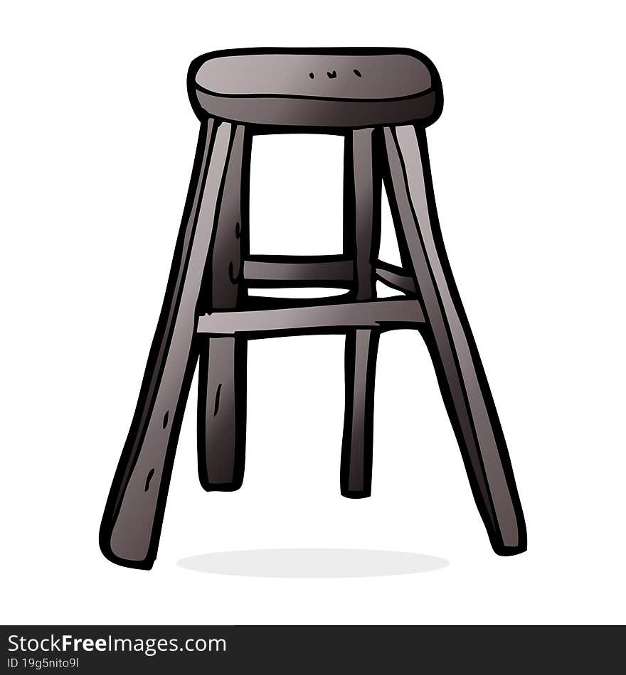 Cartoon Wooden Stool