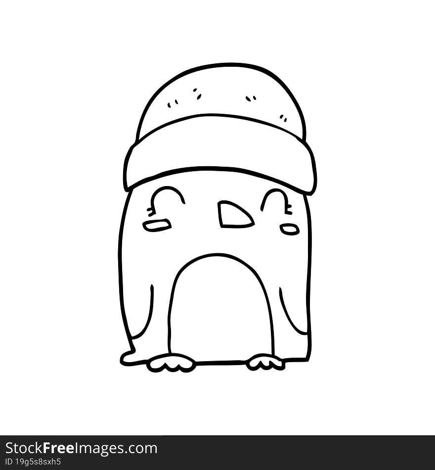 cute cartoon penguin