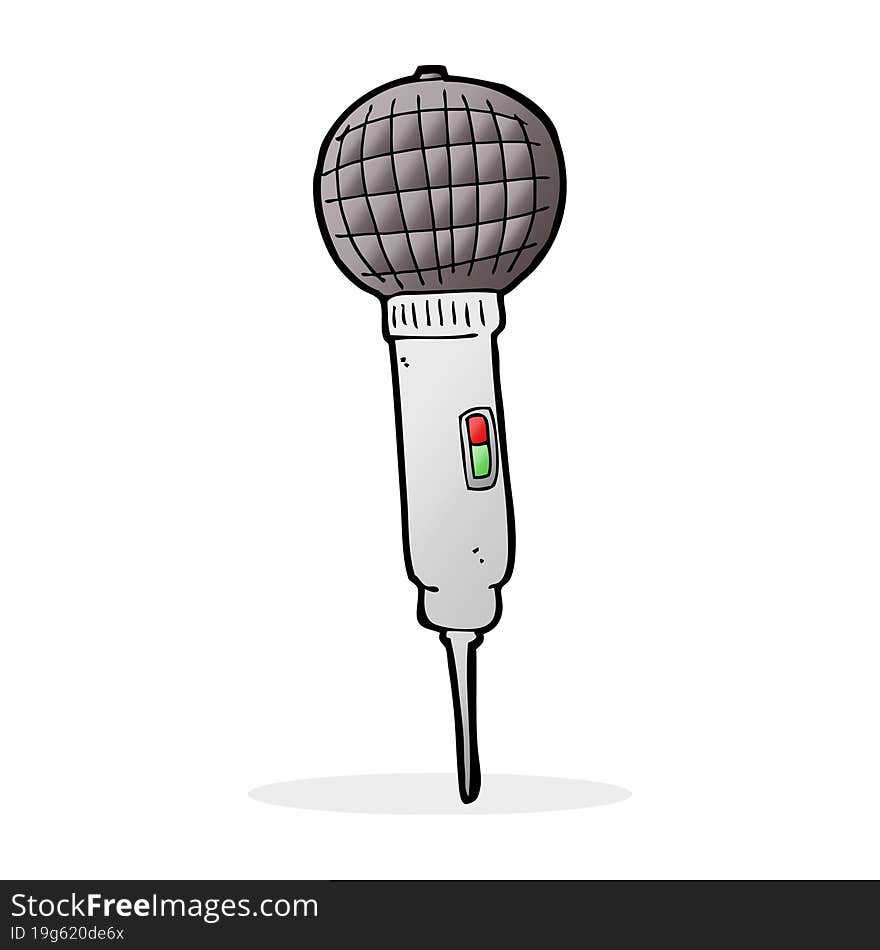 cartoon microphone