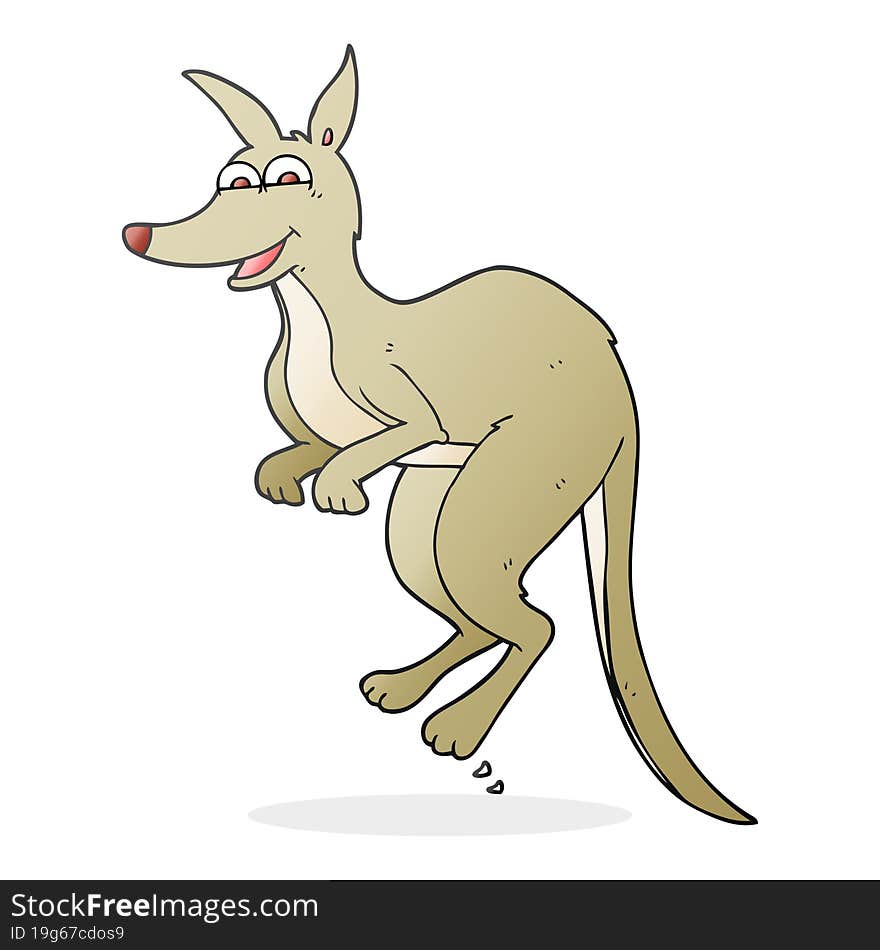 cartoon kangaroo