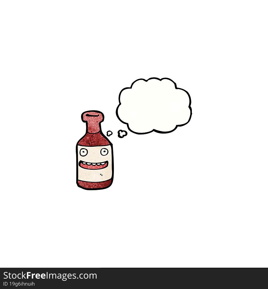 cartoon bottle