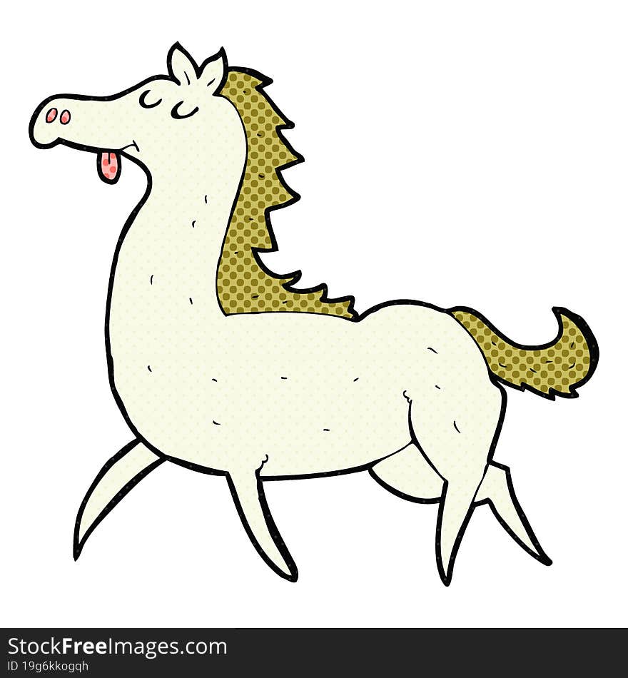 cartoon horse