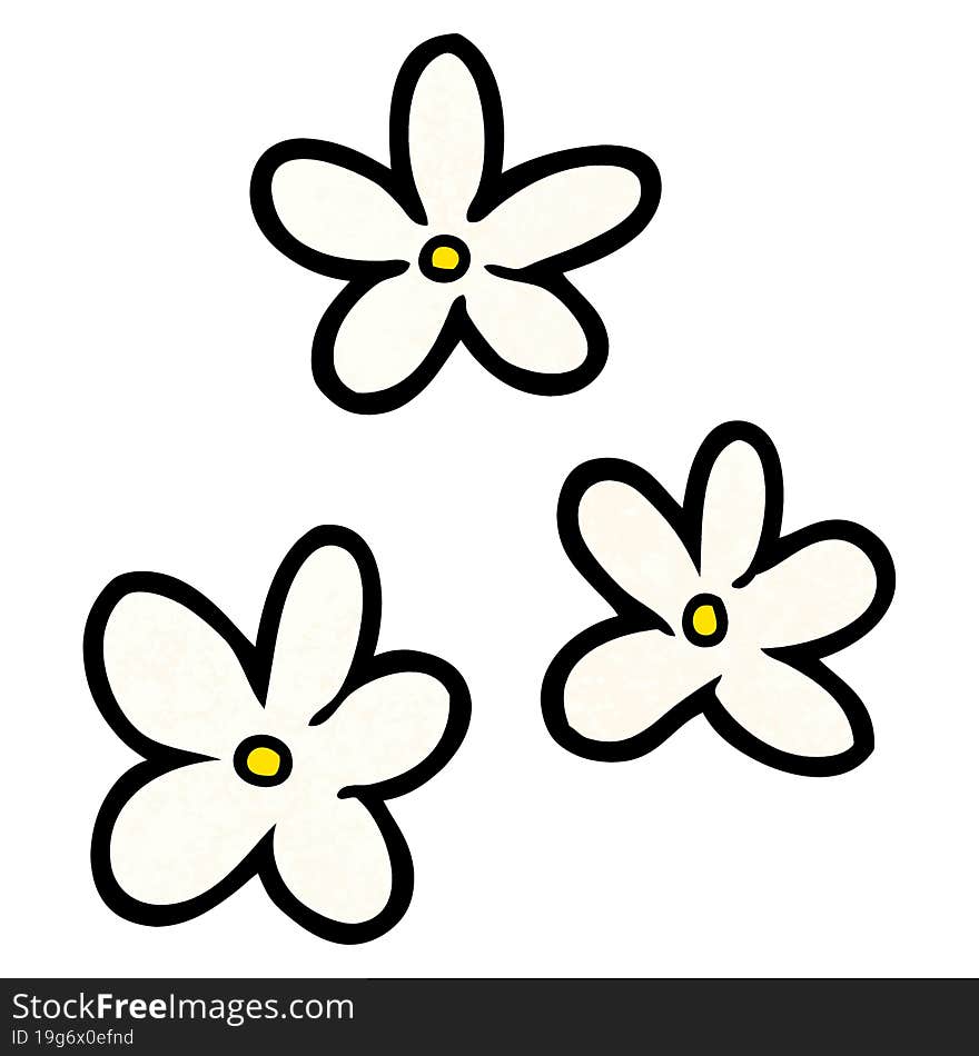 cartoon flowers. cartoon flowers