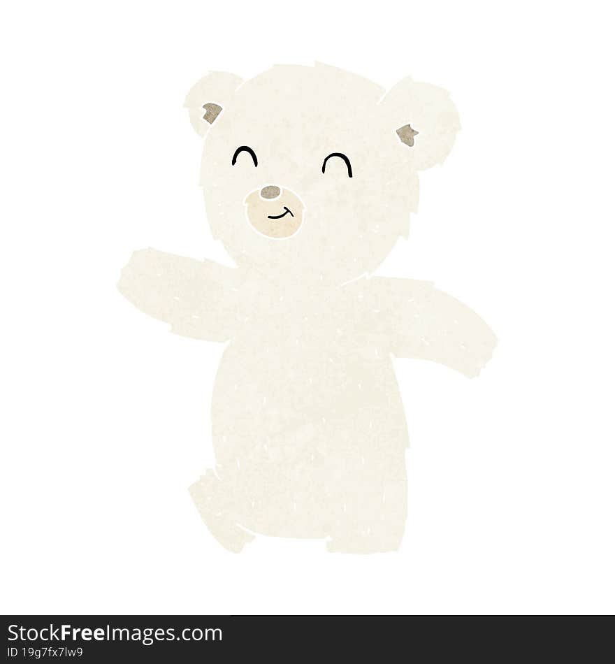 cute cartoon polar bear