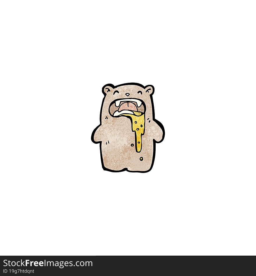 gross little bear cartoon