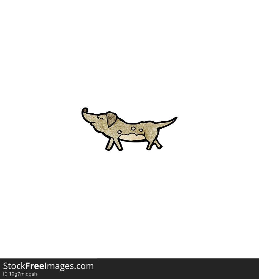 cartoon little dog