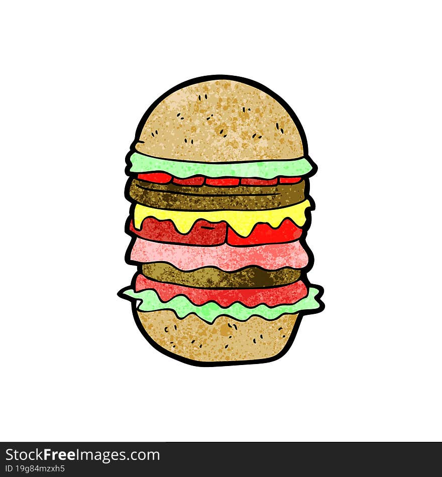 cartoon amazing burger