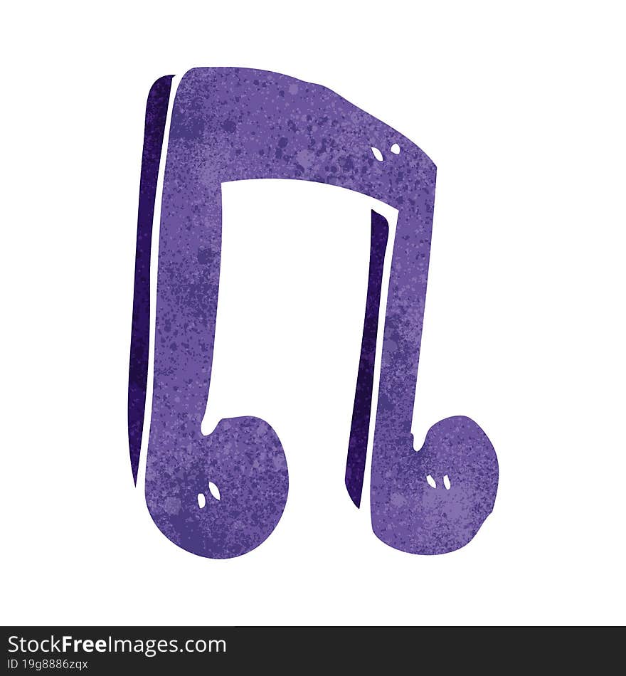 cartoon musical note