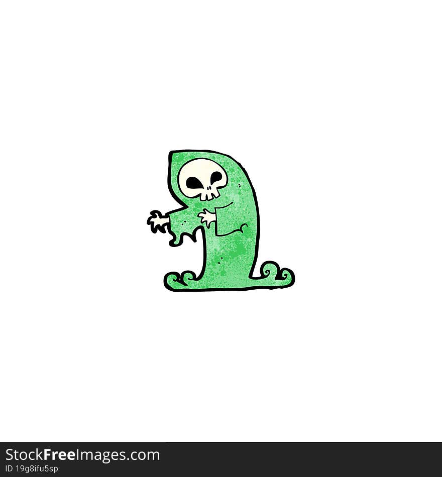 cartoon spooky monster